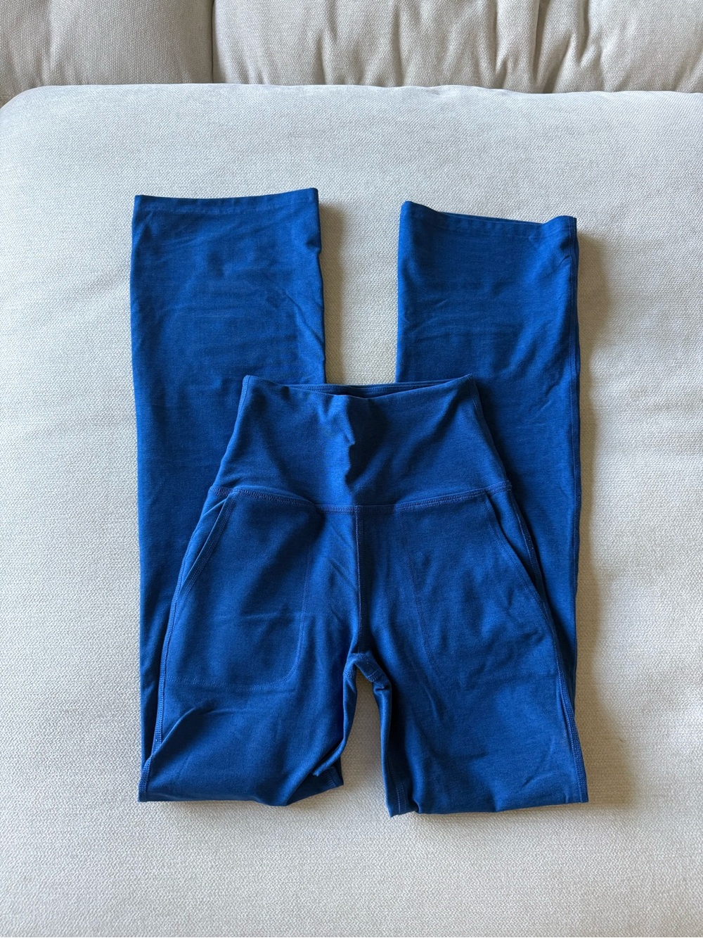 Beyond Yoga Royal Blue High-Waist Boot Cut Pant